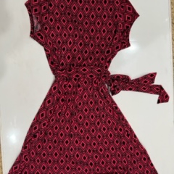 Liz Claiborne Dress - Size M - Pink and Black - Picture 4 of 4